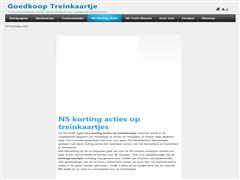 Goedkoop treinkaartje houdt de laatste kortingsacties bij rondom het Nederlands treinverkeer